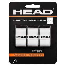 Overgrip PADEL PRO Perforated 3buc/set - Wh